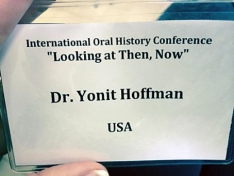 The International Oral History Conference at Hebrew University in Jerusalem